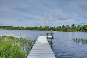 Peaceful Long Lake Cabin w/ Dock & Fire Pit!