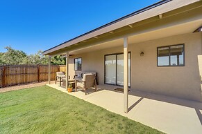 3 Mi to Old Town Cottonwood: Quiet Home w/ Patio