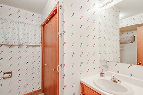 Sullivan Lake Retreat w/ Private Dock + Fire Pit!