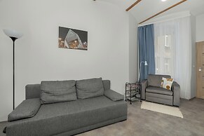 Grey and Beige Poznan Studio by Renters