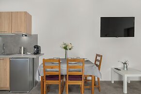 Grey and Beige Poznan Studio by Renters