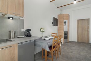 Grey and Beige Poznan Studio by Renters