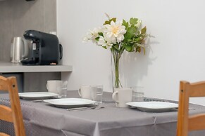 Grey and Beige Poznan Studio by Renters