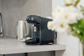 Grey and Beige Poznan Studio by Renters