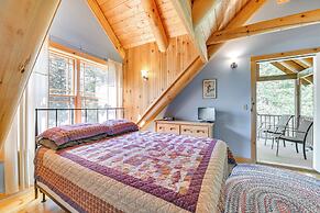 Lakefront Corinth Log Home: Private Dock, Fire Pit