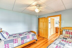 Lakefront Corinth Log Home: Private Dock, Fire Pit