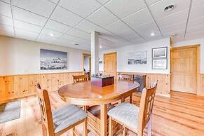 Lakefront Corinth Log Home: Private Dock, Fire Pit