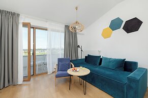 Blue and Yellow Apartment by Renters