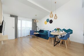 Blue and Yellow Apartment by Renters
