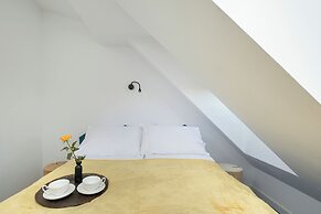 Blue and Yellow Apartment by Renters