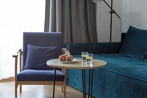 Blue and Yellow Apartment by Renters