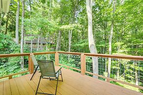 Maggie Valley Cottage w/ Hot Tub & Creek View!