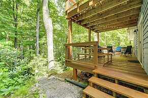 Maggie Valley Cottage w/ Hot Tub & Creek View!