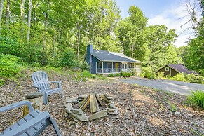 Maggie Valley Cottage w/ Hot Tub & Creek View!