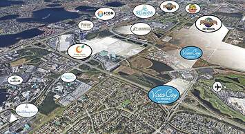 Luxury Lakeview Penthouse, Vista Cay Orlando 1027