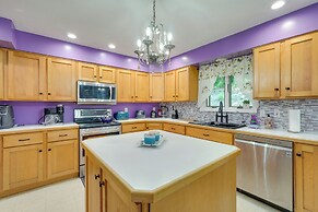 Porch & Fire Pit: Shawnee on Delaware Home!