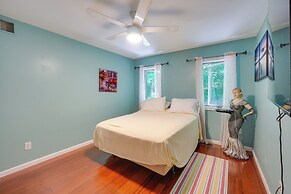 Porch & Fire Pit: Shawnee on Delaware Home!