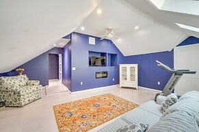 Porch & Fire Pit: Shawnee on Delaware Home!