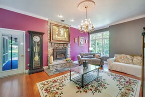 Porch & Fire Pit: Shawnee on Delaware Home!