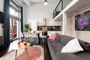 Two-level Loft with balcony and parking