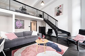 Two-level Loft with balcony and parking