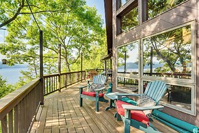 Waterfront Lake George Lodge w/ Boat Dock & Deck!