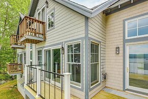 Lakefront New London Retreat w/ Dock & Hot Tub!
