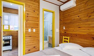 PRJ Cabanas sossegadas na praia do Rosa