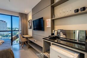 MHFA Studios em Prédio Luxuoso Vista Mar