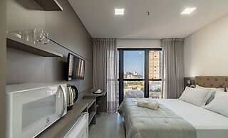 MHFA Studios em Prédio Luxuoso Vista Mar