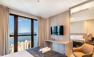 MHFA Studios em Prédio Luxuoso Vista Mar