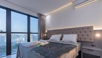 MHFA Studios em Prédio Luxuoso Vista Mar