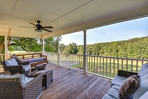 Home w/ Fire Pit on 27 Acres in Walhalla!