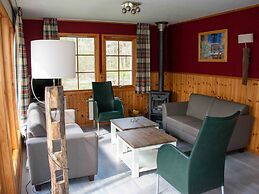 Cozy Chalet With a Decorative Fireplace