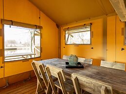 Nice Safari Tent With Kitchen, at a Recreational Lake
