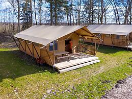 Nice Safari Tent With Kitchen, at a Recreational Lake