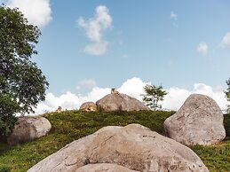 Nice Safari Tent With Kitchen, at a Recreational Lake