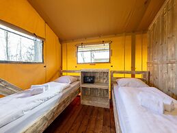 Nice Safari Tent With Kitchen, at a Recreational Lake