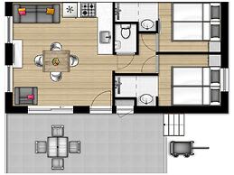 Unique Beachhouse With Dishwasher, in top Location