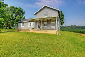 Ohio Farmhouse Retreat w/ Fire Pit & Patio