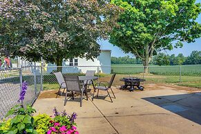 Ohio Farmhouse Retreat w/ Fire Pit & Patio
