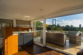 Bosphorus View Duplex w Terrace in Ortakoy