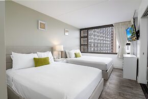 Ocean View  Condo with 2 double beds and Parking