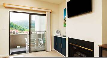 Fantastic Condo Pool Fireplace