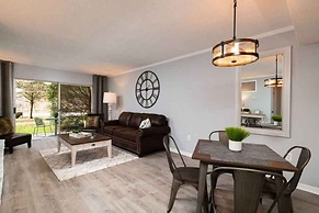 Newly Renovated Modern Deco Pool Fireplace