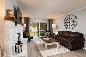 Newly Renovated Modern Deco Pool Fireplace