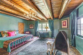 Mid-century Modern Taos Home w/ Hot Tub & Fire Pit