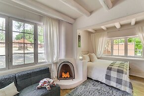 Mid-century Modern Taos Home w/ Hot Tub & Fire Pit