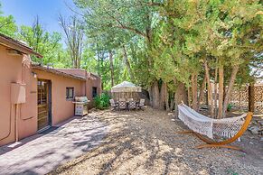 Mid-century Modern Taos Home w/ Hot Tub & Fire Pit