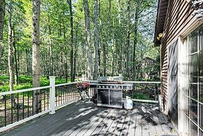 Deck, Fire Pit & Beach Access: Big Bass Lake Home
